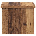 vidaXL Table basse Bois Ancien 55 x 54 5 x 45 cm Bois d'ingénierie