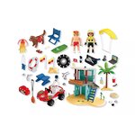 PLAYMOBIL 71903 - Poste de secours & voiturette de plage