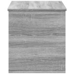 vidaXL Boîte de rangement sonoma gris 100x42x46 cm bois d'ingénierie
