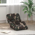 vidaXL Chaise de sol réglable avec accoudoir