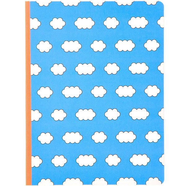 Carnet nuages 128 pages - 14 5 x 19 cm