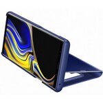 Samsung clear view cover stand note9 - bleu