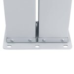 vidaXL Auvent latéral rétractable Anthracite 100 x 1000 cm