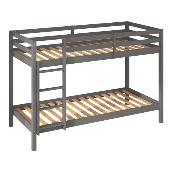 Lit superposé 90x200 Jip - gris