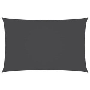 vidaXL Voile de parasol tissu oxford rectangulaire 4x7 m anthracite