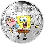 Pièce de monnaie en Argent 1 Dollar g 31.1 (1 oz) Millésime 2024 SPONGEBOB SQUAREPANTS