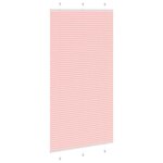 vidaXL Store plissé rose 105x200 cm largeur du tissu 104 4cm polyester