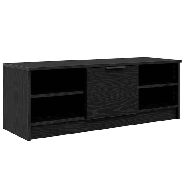 vidaXL Meuble TV Chêne noir 102 x 35 x 36 5 cm Bois d'ingénierie