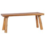 Banc banquette de jardin 120 cm bois de teck solide 02_0010525