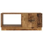 vidaXL Table basse Bois ancien 90 x 50 x 37 cm Bois d'ingénierie