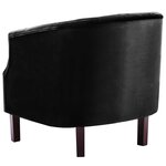 vidaXL Fauteuil noir velours