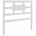 vidaXL Cadre de lit sans matelas blanc 90x200 cm bois massif