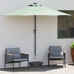 vidaXL Base de parasol avec roues pour poteaux Ø38/48mm Granit Noir 25 kg Rectangulaire