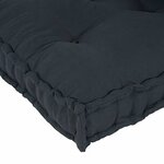 vidaXL Coussin de canapé 2 Pièces Anthracite tissu