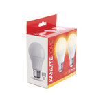 Lot de 2 ampoules led a60 - culot e27 - classique