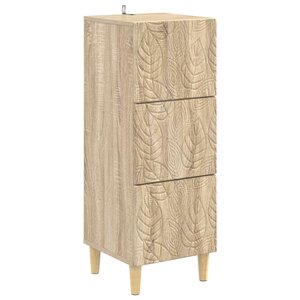 vidaXL Armoire à tiroirs Chêne Sonoma 33 x 34 5 x 90 cm