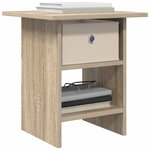 vidaXL Table de chevet Chêne Sonoma 41 x 40 x 45 cm Bois d'ingénierie
