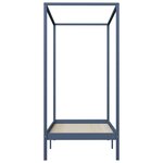 vidaXL Cadre de lit à baldaquin sans matelas bois massif 100x200 cm
