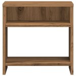vidaXL Tables de chevet 2 Pièces chêne artisanal bois d'ingénierie