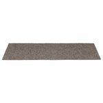 vidaXL Tapis d'escalier autocollants 15 pièces 60 x 25 cm Beige Rectangulaire
