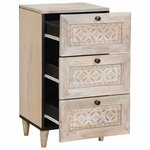 vidaXL Buffet avec tiroir Blanc 33 5 x 40 x 75 cm