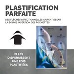 Pack 100 Pochettes à plastifier  A5  brillante  250 microns (2x125) FELLOWES