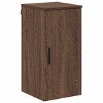 vidaXL Ensemble de mobilier de salle de bain 5 Pièces Chêne marron
