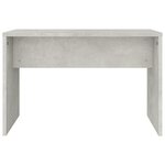 vidaXL Tabouret de toilette Gris béton 70x35x45 cm Bois d'ingénierie