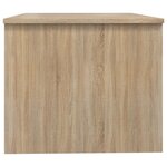 vidaXL Table basse Chêne sonoma 80x50x42 5 cm Bois d'ingénierie