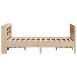 vidaXL Cadre de lit sans matelas 140x190 cm bois de pin massif