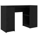 vidaXL Bureau chêne noir 120x42x76 cm bois d'ingénierie