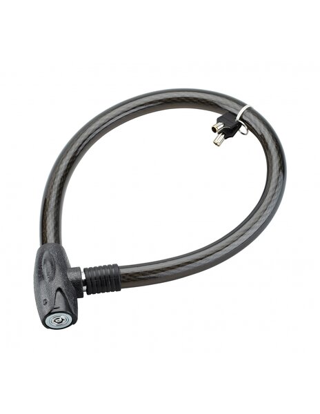 THIRARD - Antivol à clé Scorp  câble acier  vélo  25mmx0.85m  2 clés  noir