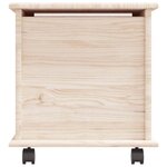 vidaXL Coffre de rangement à roulettes ALTA 73x39 5x43 cm bois de pin