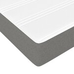 vidaXL Matelas de lit à ressorts ensachés Gris foncé 180x200x20 cm