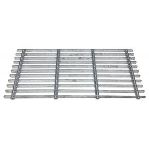 Grille gratte pieds en acier galvanisé 60 x 30 cm