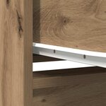 vidaXL Armoire avec tiroir chêne artisanal 55 5x34x119 5 cm