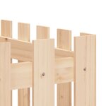 vidaXL Lit surélevé de jardin design de clôture 200x50x70cm pin massif