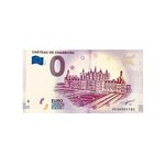 Billet souvenir de zéro euro - Chateau de Chambord - France - 2020