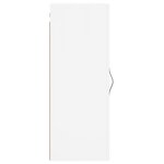 vidaXL Armoire murale blanc 34 5x34x90 cm bois d'ingénierie