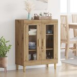 vidaXL Buffet Chêne artisanal 69 5 x 34 x 90 cm Bois d'ingénierie