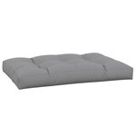 vidaXL Coussin de palette 120x80x12 cm gris tissu
