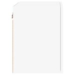 vidaXL Meuble TV mural blanc 40 5x30x40 cm bois d'ingénierie