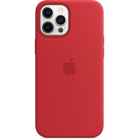APPLE iPhone 12 Pro Max Coque en Silicone avec MagSafe - (PRODUCT)RED