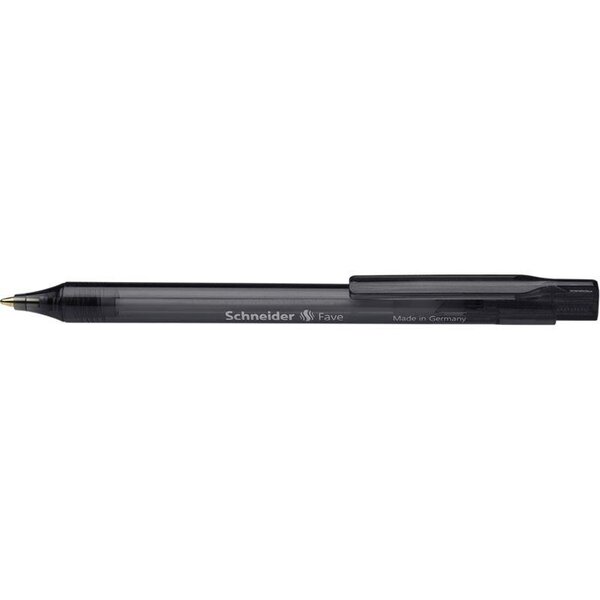 Stylo à bille Fave noir Pointe Moyenne Noir x 50 SCHNEIDER