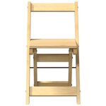 vidaXL Chaises à manger pliables lot de 4 Corona bois massif de pin