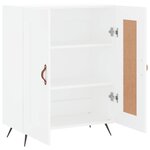vidaXL Buffet blanc 69 5x34x90 cm bois d'ingénierie