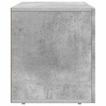 vidaXL Meuble TV Gris béton 80 x 35 x 40 cm Bois d'ingénierie