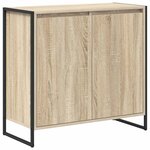 vidaXL Meuble d'appoint Sonoma 79 x 36 x 75 cm Bois d'ingénierie