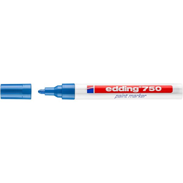 Marqueur Peinture 750 bleu 2-4 mm EDDING