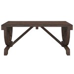 vidaXL Table basse de jardin 90x50x40 cm bois de sapin massif